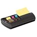 3M Post-it(R) Pro Series Pop-up Note/Flag Dispenser, 3in. x 3in., Black