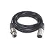 Bescor XLR-20MF - Audio extender - 4 pin XLR (M) - 4 pin XLR (F) - 20 ft