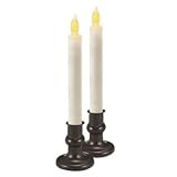 Flameless Taper Candles Set of 2