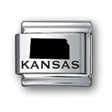Body Candy Italian Charms Laser KANSAS
