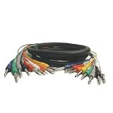 HOSA 1/4 PHONE - 1/4PHONE, 7m (23.1 ft.) x 8 MULTI-TRACK SNAKE CABLES