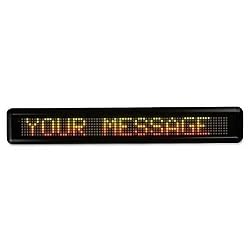 U. S. STAMP & SIGN LED Electronic Moving Message Sign, Custom Programmable, 28 x 1-7/8 x 4-1/2