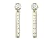 14kt Yellow Gold With Cubic Zirconia Dangle Earrings