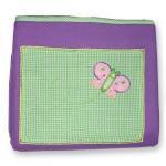 Baby Butterfly Polar Fleece Receiving Blanket