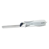 Black and Decker EK700 9-Inch Electric Carving Knife, White