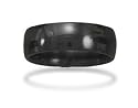 Black Stainless Steel Men's Ring - Free Shipping