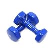 Deluxe Vinyl Dumbbells - 5 lb - Navy Blue - 1 pair
