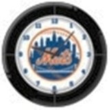 MLB New York Mets Neon Wall Clock