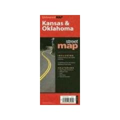 Kansas & Oklahoma Street Map: Including: In Kansas: Kansas City, Topeka & Wichita; In Oklahoma: Fort Sill, Lawton, Oklahoma City & Tulsa