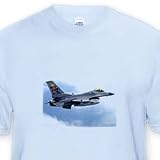 F-16 Jet Aircraft - Toddler Light-Blue-T-Shirt (3T)