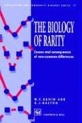 Biology of Rarity: Causes and Consequences of Rare-Common Differences (Population and Community Biology Series) under Population Biology in The Books Store