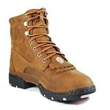 Justin Ladies 6 'George Strait Collection' Waterproof Work Boots - Aged Bark by Justin Boots