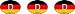 Germany mini-ovals bumper sticker (Automotive Parts and Accessories)