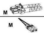Belkin F2F202L7-02M-P 2-Meter Multimode SC-LC Duplex Fiber Optic Patch Cable