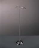 George's Reading Room Brushed Nickel Floor Lamp
