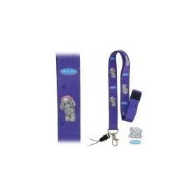 Me to You Purple Lanyard / Neck Strap - Grey, White, Blue with quick release saftey clasp and two kinds of clip to enable you to attach the lanyard to a wide range of devices, mobile phone, mp3, keys, name badge etc