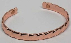 Bracelet: Magnetic Cuff, copper, styles vary (JBMAG)