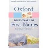 a dictionary of first names oxford quick reference