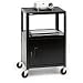 Bretford Basics Adjustable Cabinet Cart CA2642-P5 - Cart for TV, overhead projector, VCR - plastic, steel - black powder - screen size: 13 - 20