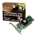 eVGA.com e-G(R)Force FX 5200 PCI Graphics Card, Low Profile, 128MB, DVI/TV