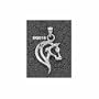 Pierced "Horse Head" 3/4" Pendant - Sterling Silver Jewelry