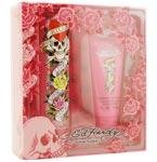 ED HARDY by Christian Audigier For women SET-EAU DE PARFUM SPRAY 3.4 OZ & SHIMMER BODY LOTION 3 OZ(Fragrance - Gift Sets)