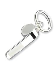 Sterling Silver Whistle Key Ring
