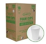 Dart Foam Cups - 500/16oz