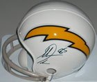 Antonio Gates Signed Chargers Mini Helmet