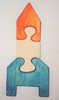 21D94nc5JFL Wooden Educational Jig Saw Puzzle   Rocket