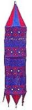 ShalinCraft Lampshades Multicolored Applique Embroidered Fabric Indian-Style
