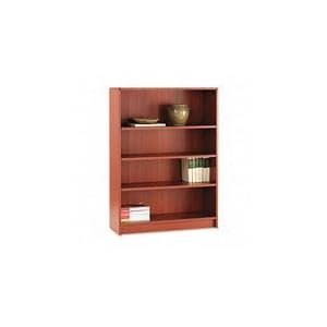 4 Shelf Bookcase - Henna Cherry by United Stationers