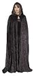 Panne Velour Hooded Cape