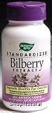 Bilberry 80 mg. Standardized Extract Caps, Vegetarian, 90 ct.