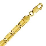 14k Yellow Gold 22 Inch X 4.8 mm Fancy Link Necklace