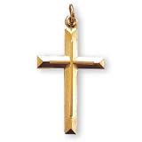 14K Gold Filled Cross and 24-inch Chain