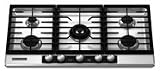 KitchenAid 36 Architect Series II 5-Burner Gas Cooktop