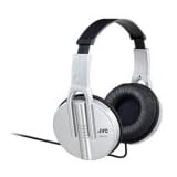 JVC HAG11 Traditional Closed Headphones 30mm Driver (Silver)
