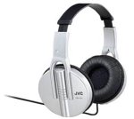 JVC HAG11 Traditional Closed Headphones 30mm Driver (Silver)