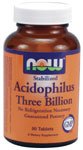 Acidophilus Three Billion by NOW Foods - Digestive Support (3Billion - 90 Tablets)
