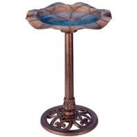 Gardman BA01282 Lily Bird Bath Antique Copper