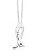 Karibou Mom Crystal Breast Cancer Ribbon Necklace