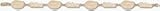 Florida Gators Gators and Gator Head 7 Bracelet - 14KT Gold Jewelry