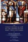 Constitution and Law of the Church in the First Two Centuries under Canon Law in The Books Store