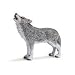 Schleich Wolf Howling Figure_s-1