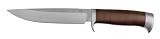 Rock Creek Sable-Survival Leather Handle Fixed Blade Knife
