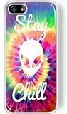 rainbow hippie hipster Grunge chill stay tye dye backgrounds alien for iPhone 5c White Case