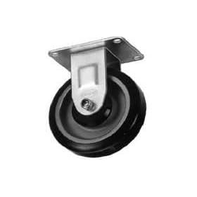 Rigid Plate Caster w/ Polyurethane - 6'' x 2''