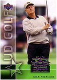 2004 Jack Nicklaus Limited Edition Upper Deck Golf Card In Display Case!!