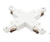 Single Circuit Track Lighting System X Power Connector for Halo Series Color: White